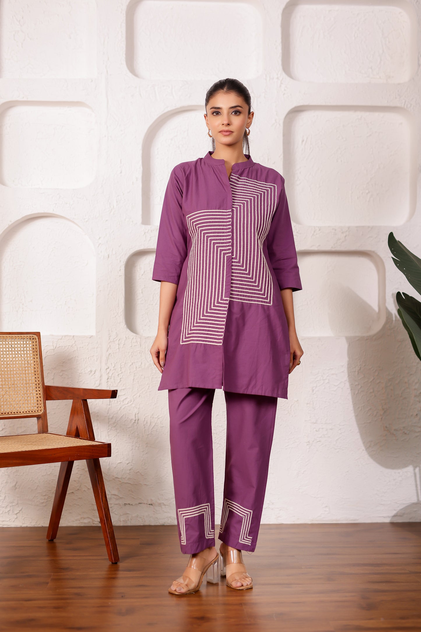 Lilac Cotton Co-ord Set