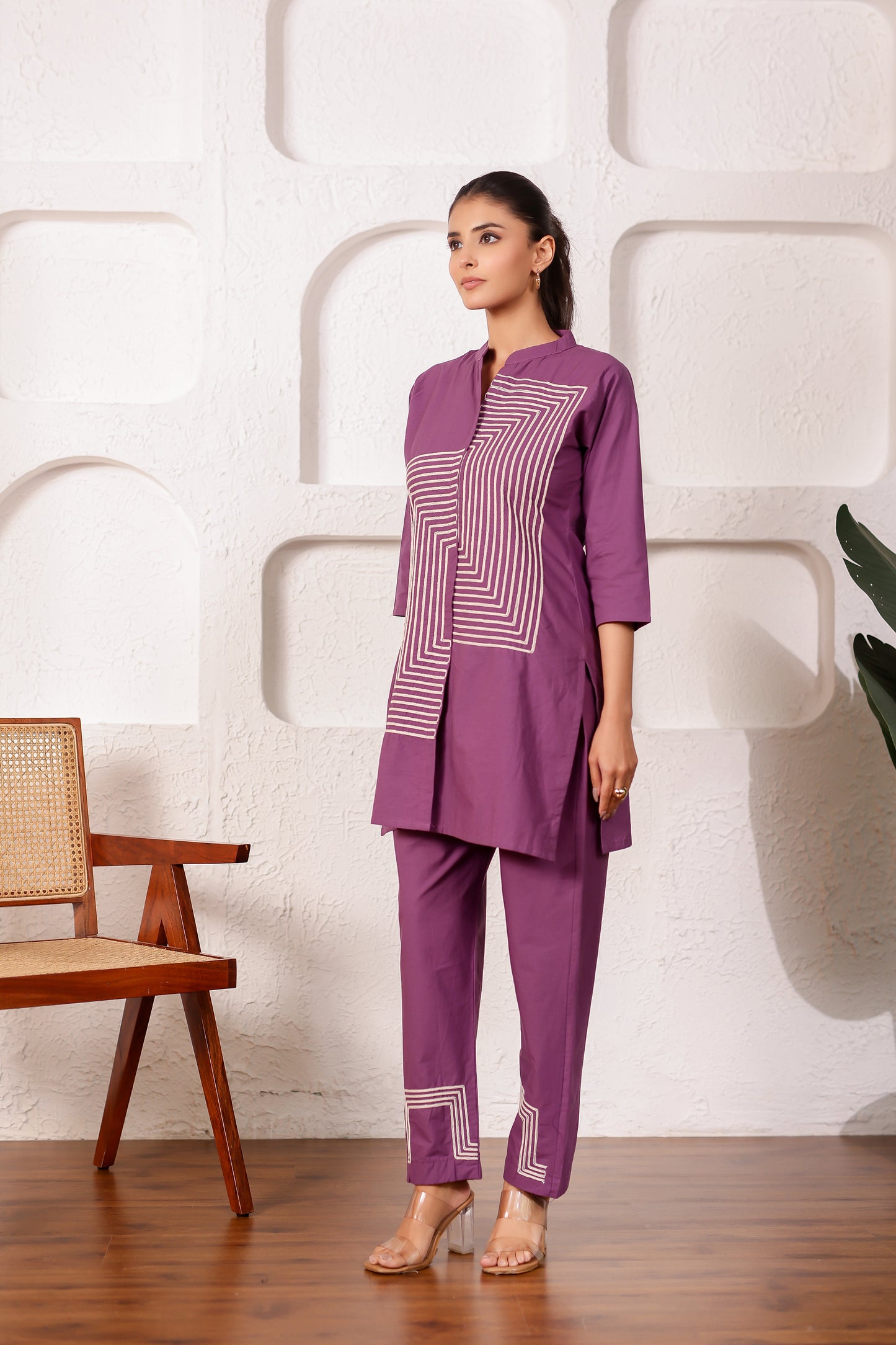 Lilac Cotton Co-ord Set