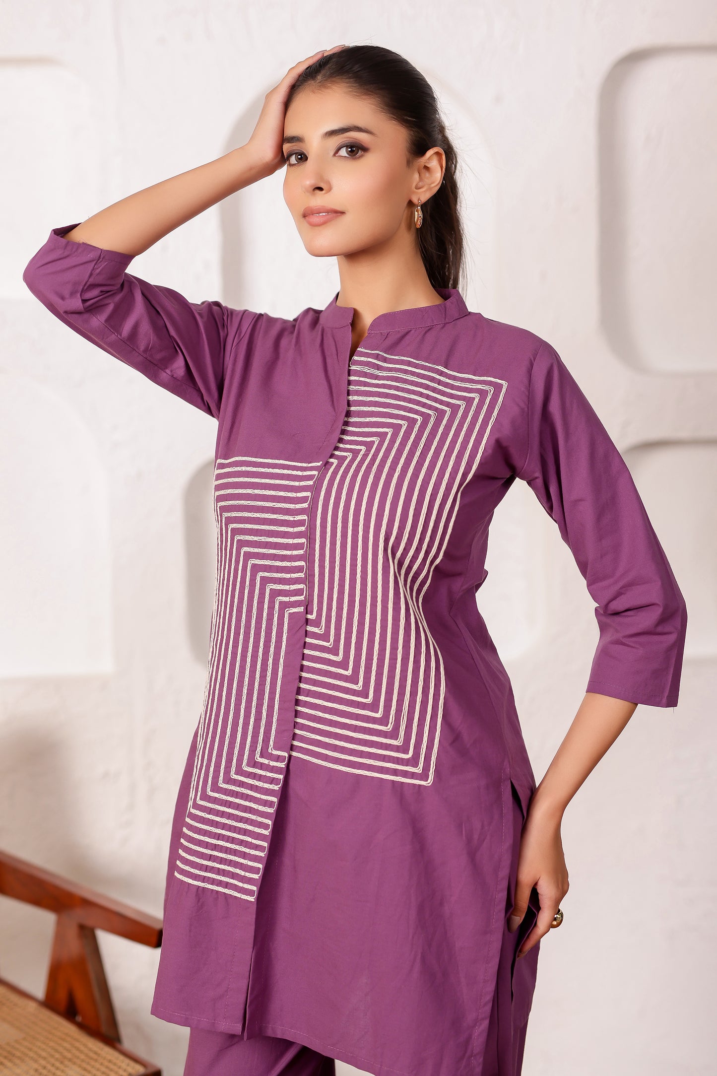 Lilac Cotton Co-ord Set