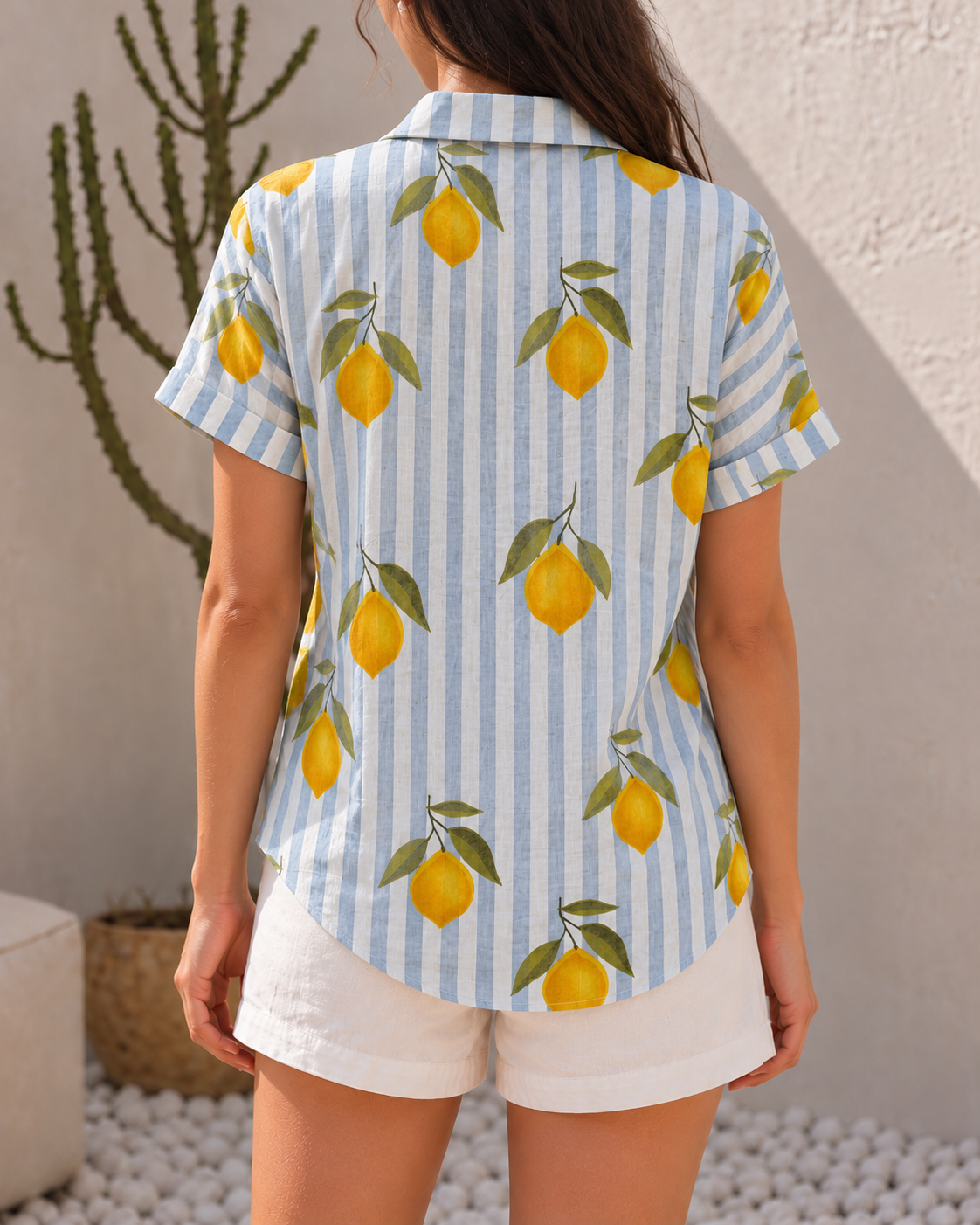 Blue Lemonade Shirt- 100% Organic Cotton Shirt I Nehfi