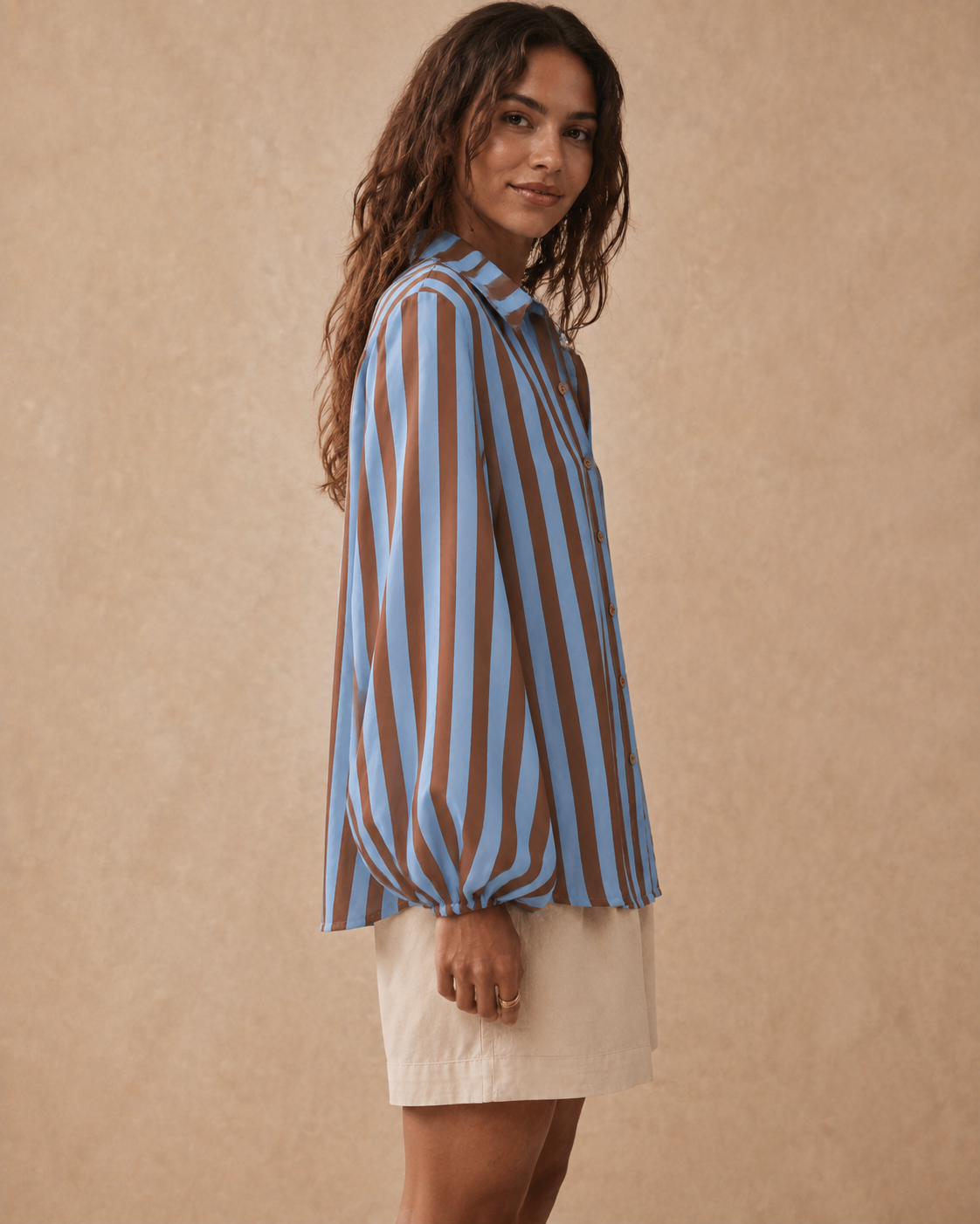 Blue Mocha Pinterest Shirt - 100% Organic Cotton Shirt I Nehfi