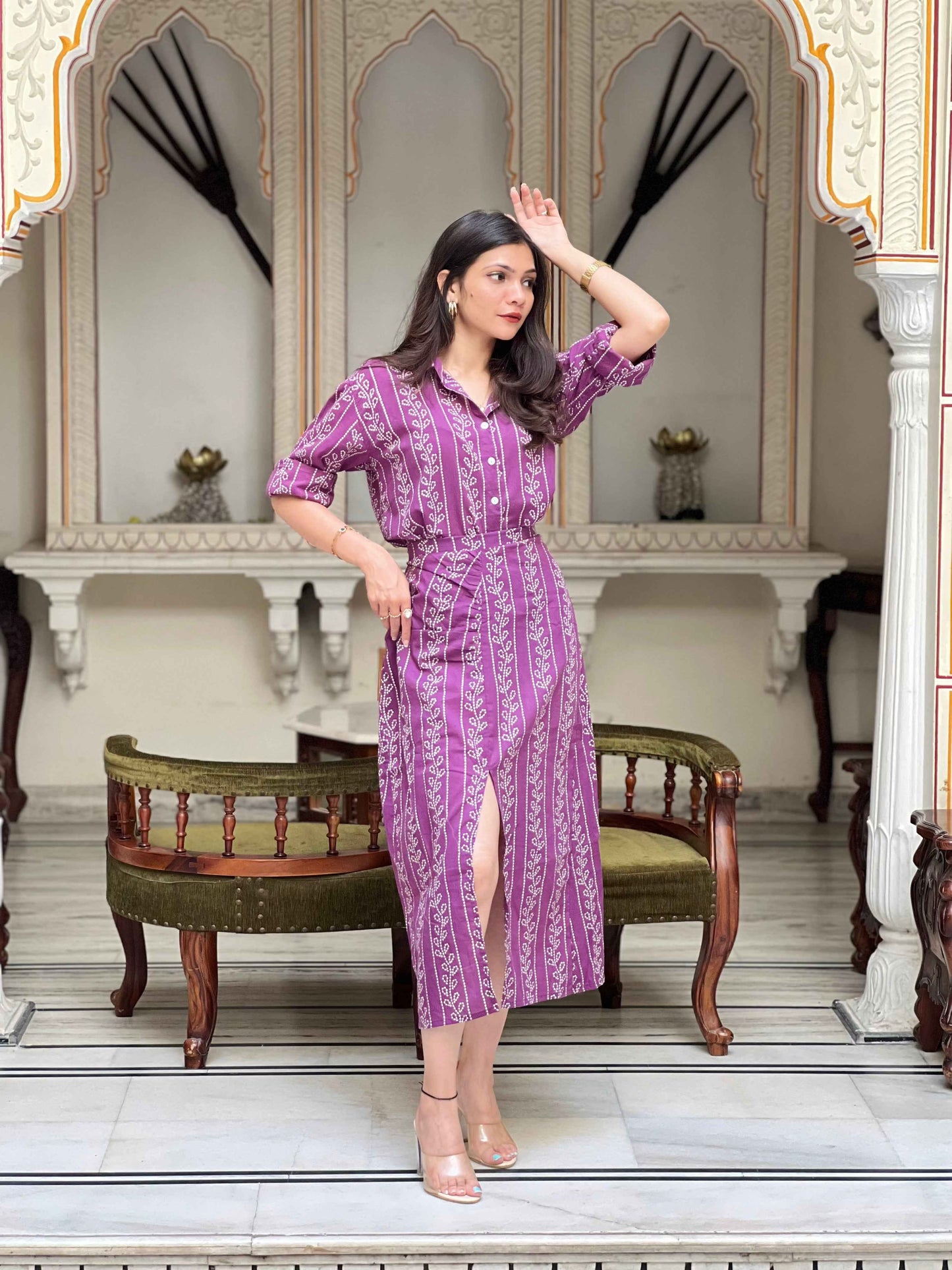 Bandhani Lilac Co-ord Set