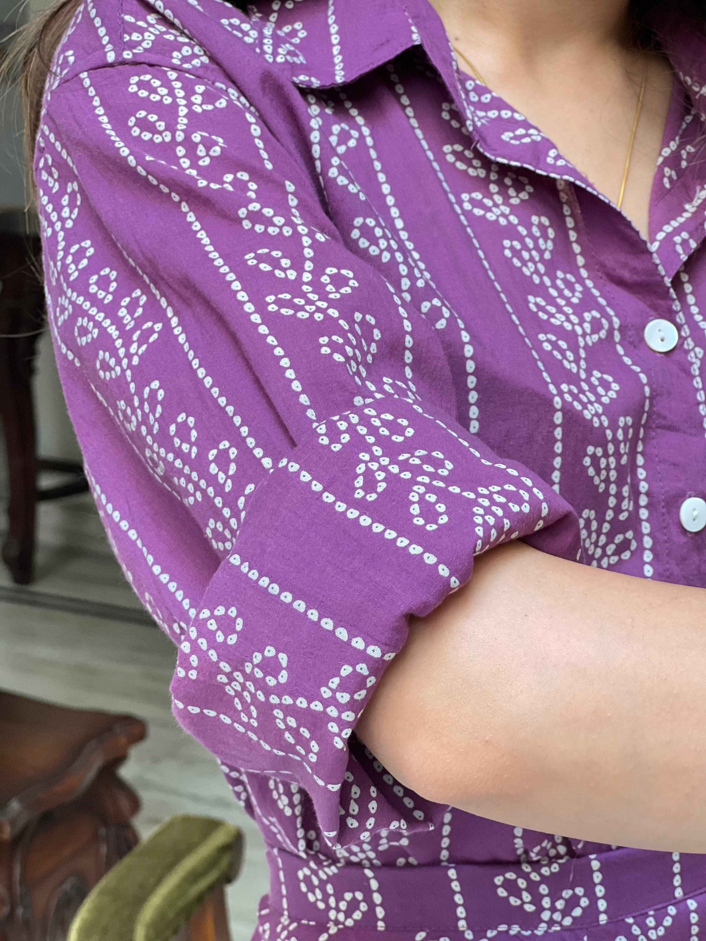 Bandhani Lilac Co-ord Set
