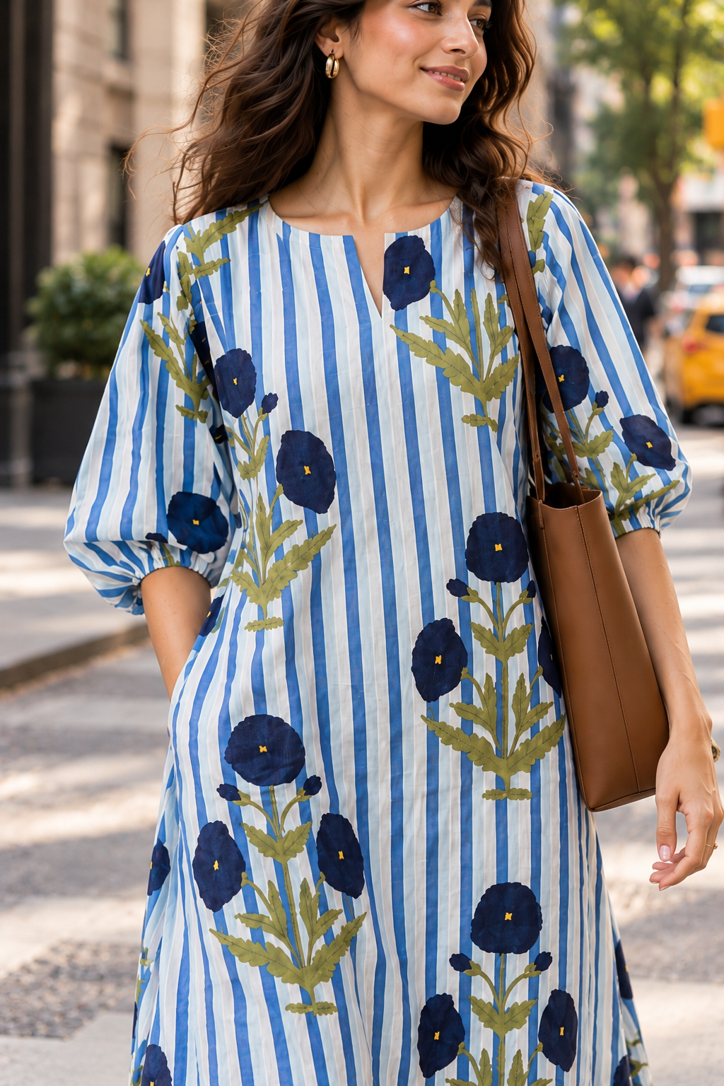 Blue Hour Motif Cotton Co-ord Set